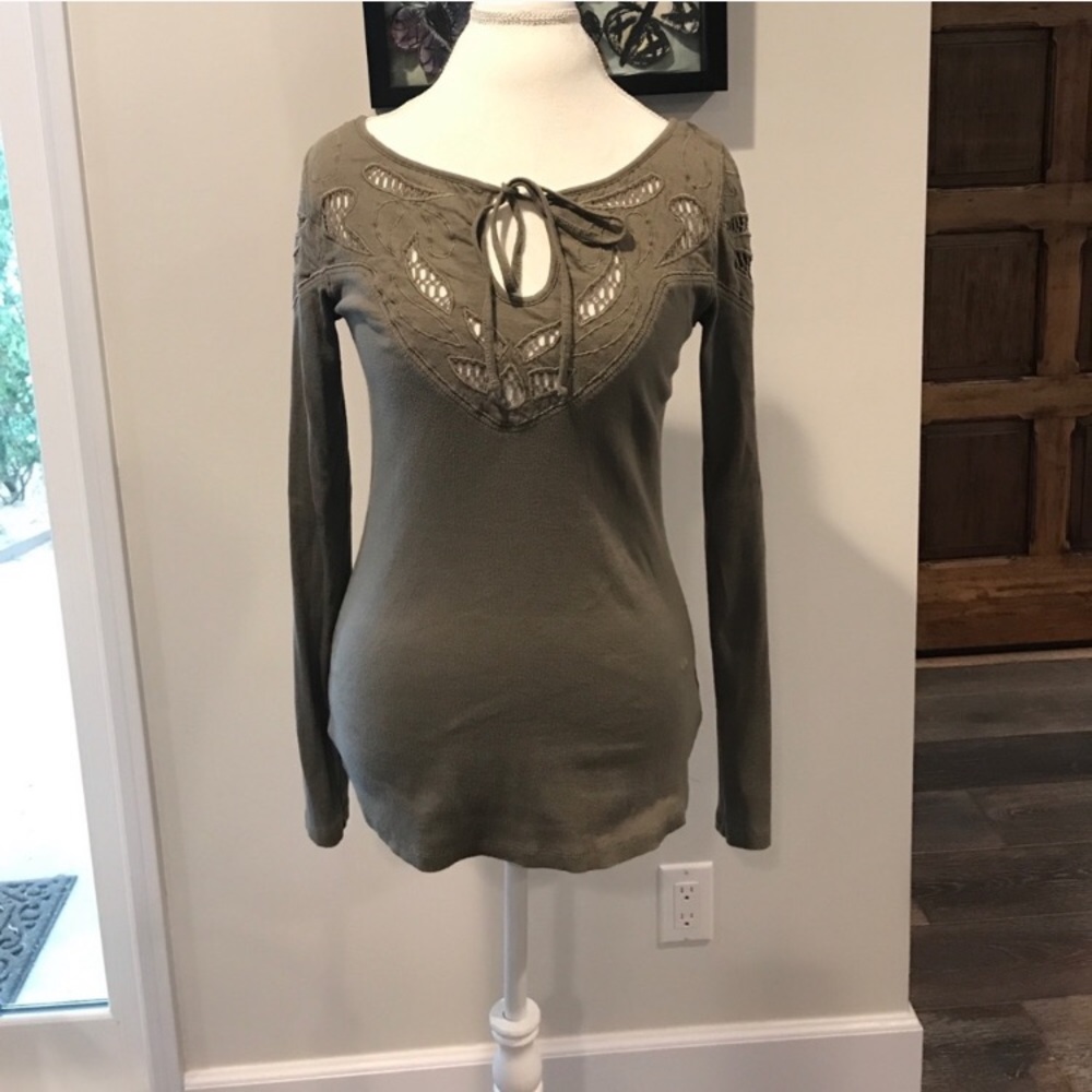 Free people long sleeve blouse